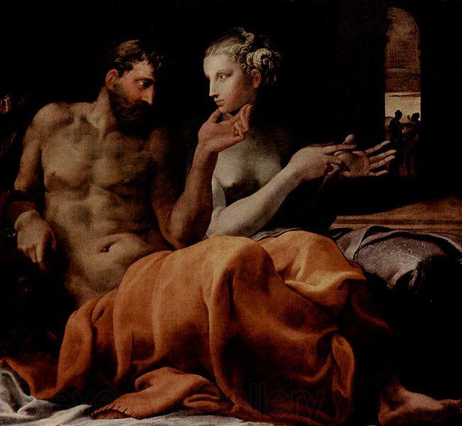 Francesco Primaticcio Odysseus und Penelope Spain oil painting art